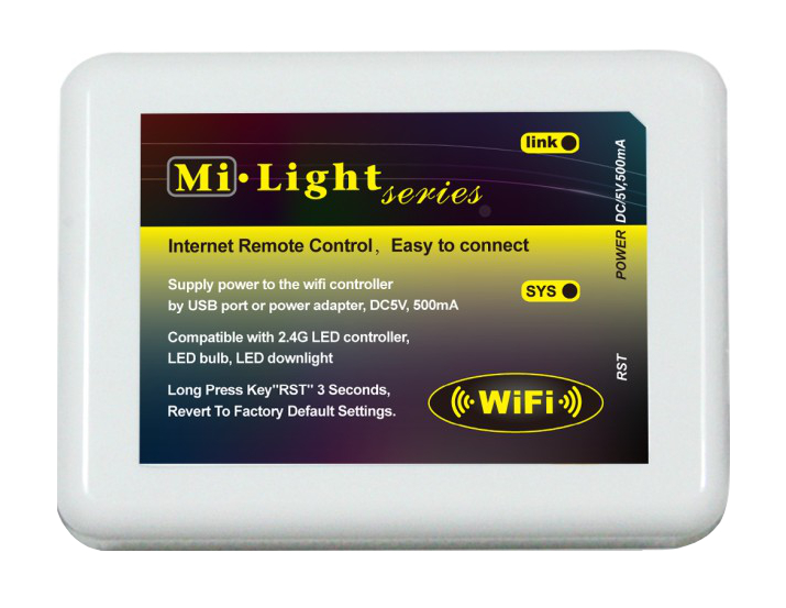 WIFI Controller RGBW Ledlampen Milight